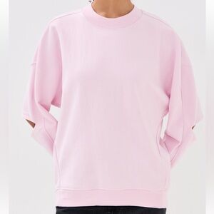 Tibi Cocoon Crew Neck Sweatshirt
